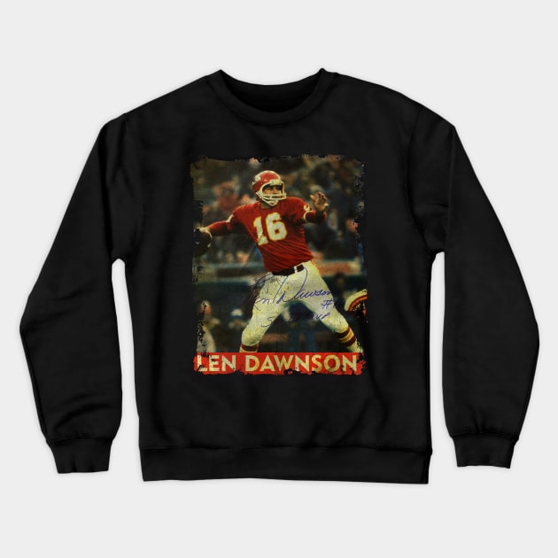 TEXTURE ART- Len Dawnson - RETRO STYLE 1 c Crewneck Sweatshirt by ZiziVintage